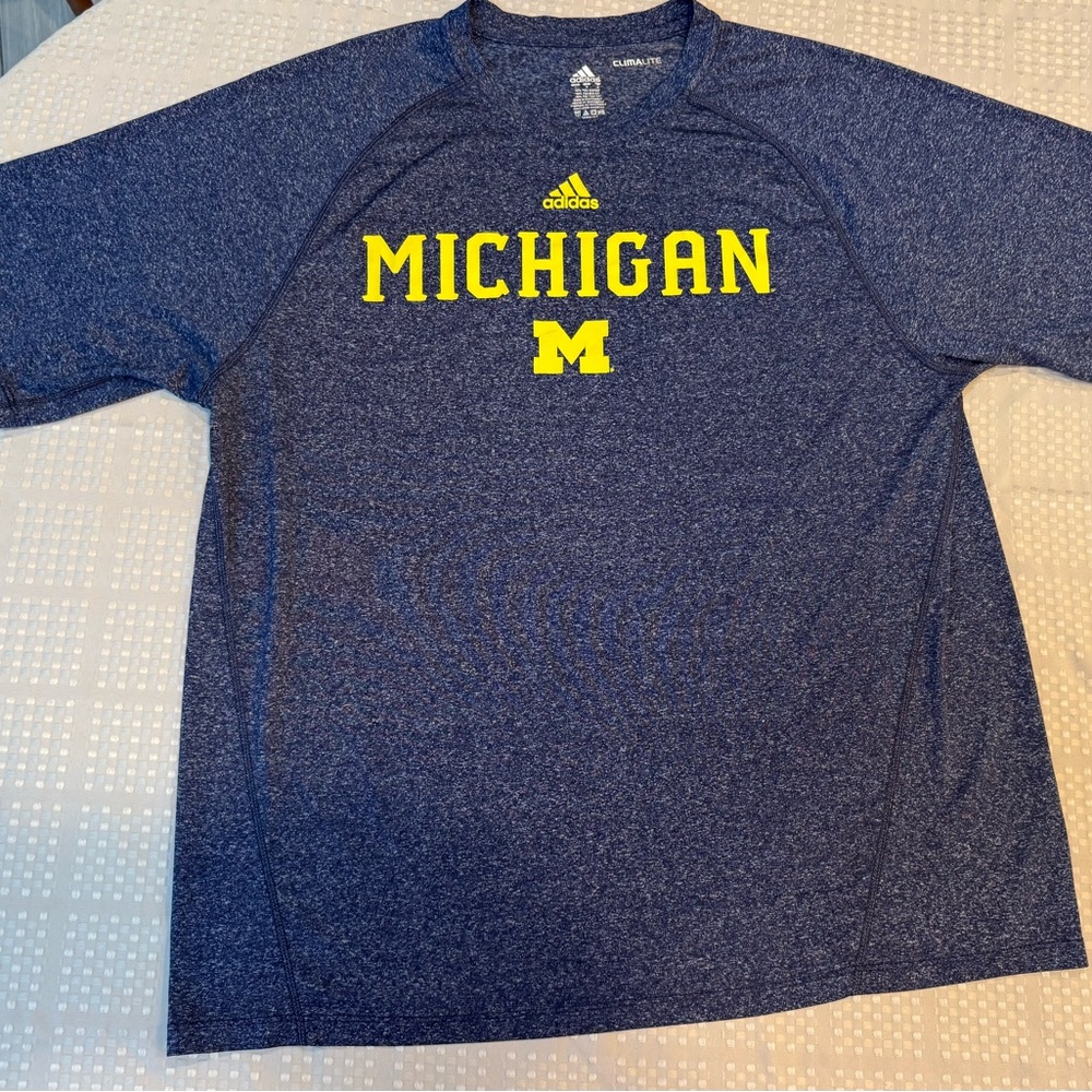 University of Michigan Adidas ClimaLite Tee XL